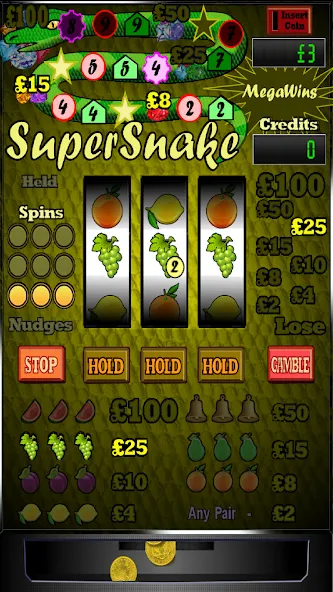Super Snake Slot Machine [МОД Много денег] APK Android Screenshot 2
