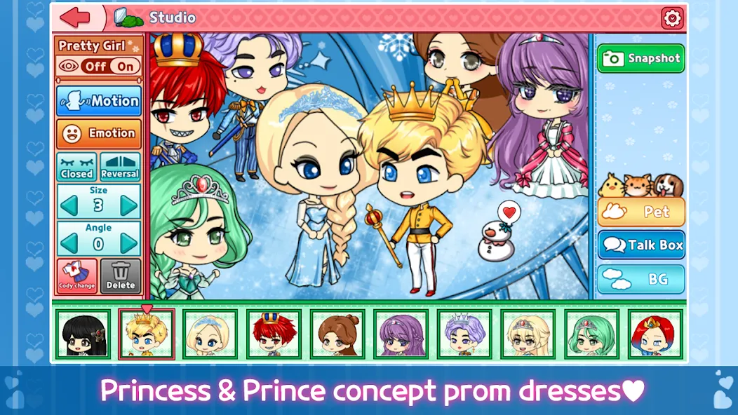 My Prettygirl Story : Dress Up (Мой Притигерл Стори) [МОД Много денег] APK Android Screenshot 2