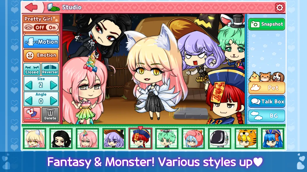 My Prettygirl Story : Dress Up (Мой Притигерл Стори) [МОД Много денег] APK Android Screenshot 3