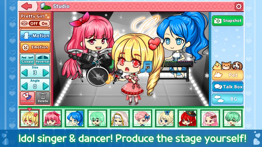 My Prettygirl Story : Dress Up (Мой Притигерл Стори) [МОД Много денег] APK Android Screenshot 5