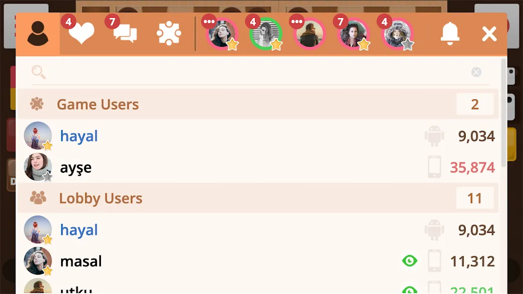 Backgammon Online (Тавла Онлайн) [МОД Много денег] APK Android Screenshot 5