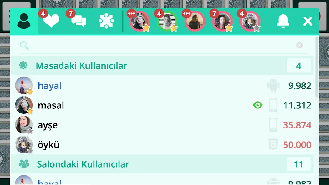 Batak Online (Батак Онлайн) [МОД Unlocked] APK Android Screenshot 4