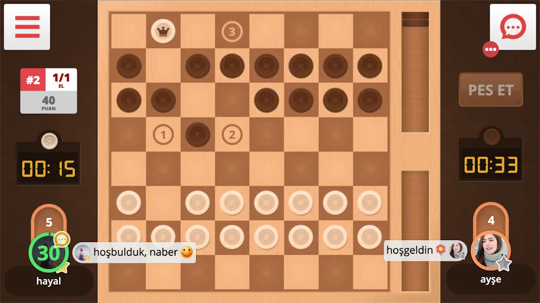 Dama Online (Дама Онлайн) [МОД Mega Pack] APK Android Screenshot 2