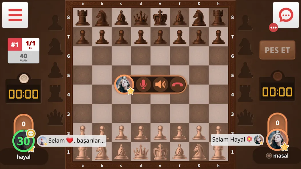 Satranç Online [МОД Все открыто] APK Android Screenshot 1