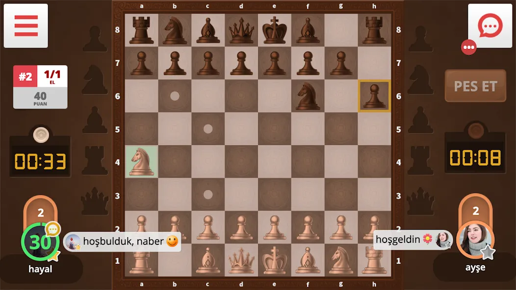 Satranç Online [МОД Все открыто] APK Android Screenshot 2