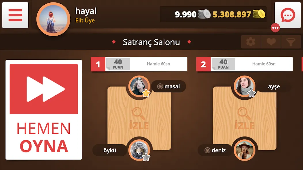 Satranç Online [МОД Все открыто] APK Android Screenshot 4