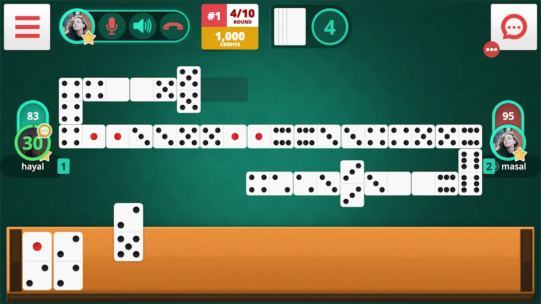 Dominoes Online (Домино Онлайн) [МОД Много денег] APK Android Screenshot 1