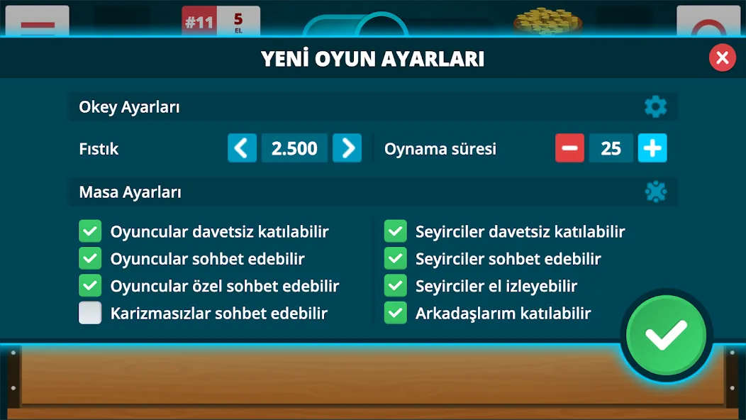 Okey Online (Окей Онлайн) [МОД Меню] APK Android Screenshot 3