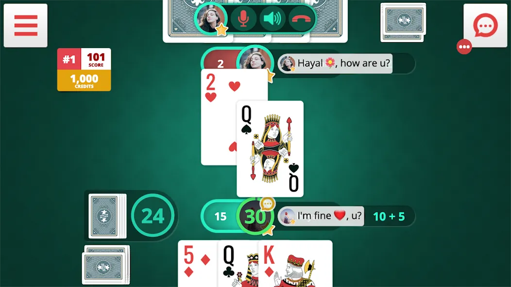 Pisti Online [МОД Premium] APK Android Screenshot 1