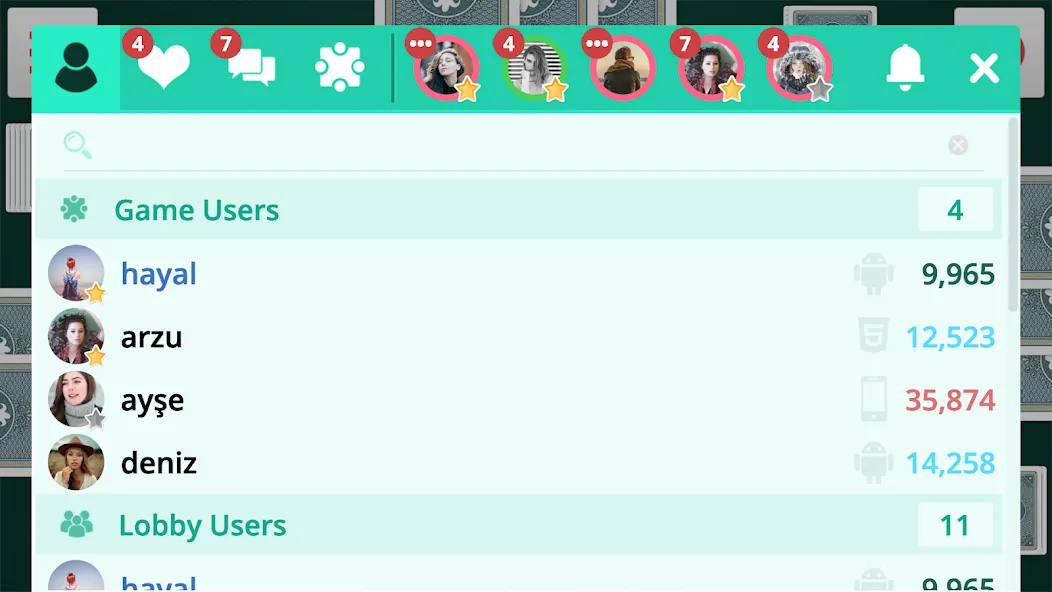 Pisti Online [МОД Premium] APK Android Screenshot 5