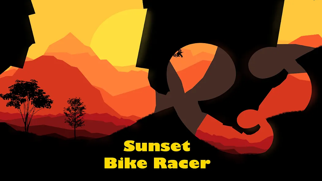 Sunset Bike Racer - Motocross (Сансет Байк Рейсер) [МОД Unlocked] APK Android Screenshot 1