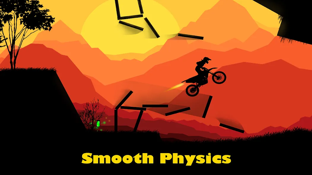 Sunset Bike Racer - Motocross (Сансет Байк Рейсер) [МОД Unlocked] APK Android Screenshot 3