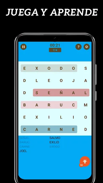 Sopa de Letras de la Bíblia [МОД Mega Pack] APK Android Screenshot 5