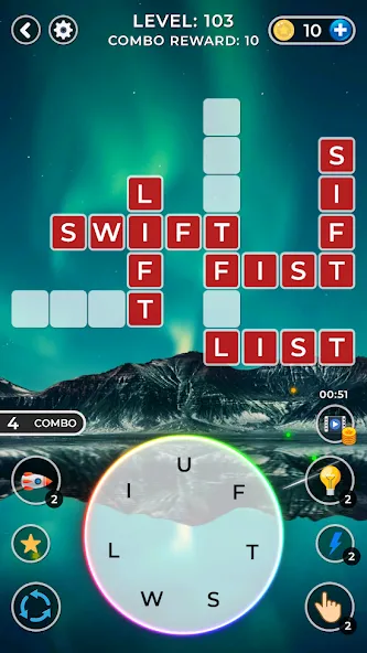 WOW4:Word Connect Offline Word (ВАУ 4) [МОД Много денег] APK Android Screenshot 1