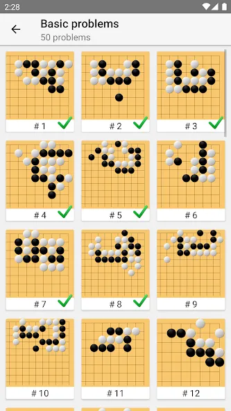 Tsumego Pro (Go Problems) (Цумего Про) [МОД Premium] APK Android Screenshot 2