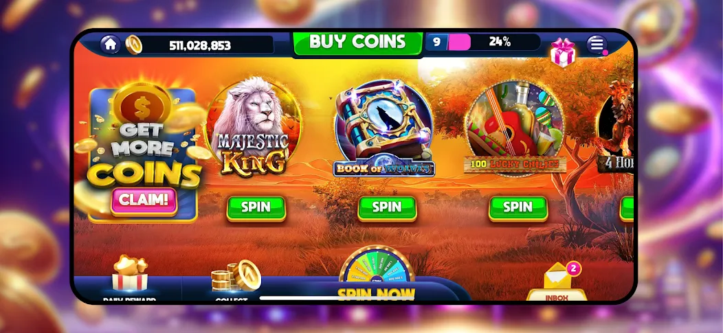 Majestic Slots: Slot Machine [МОД Mega Pack] APK Android Screenshot 5