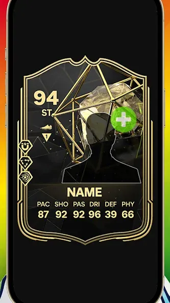 FC Card Creator (ФУТ) [МОД Много денег] APK Android Screenshot 1