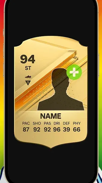 FC Card Creator (ФУТ) [МОД Много денег] APK Android Screenshot 2