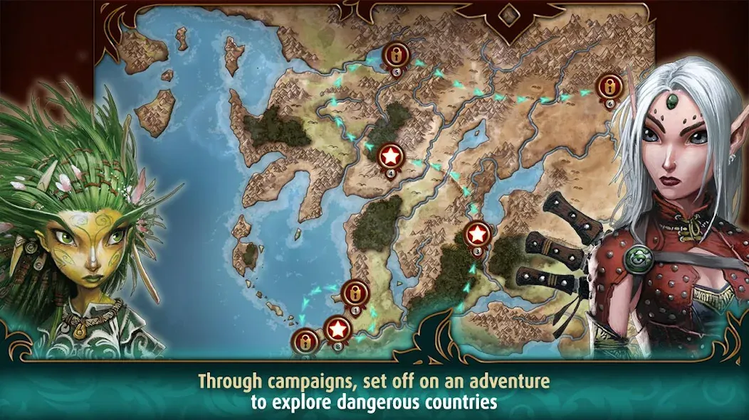 Pathfinder Adventures (Пэсаифиндэр Эдвентурес) [МОД Много денег] APK Android Screenshot 3