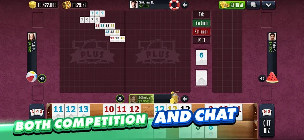 101 Okey Plus Rummy Board Game [МОД Premium] APK Android Screenshot 5
