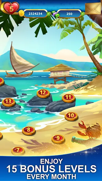 Lost Jewels - Match 3 Puzzle (Лост Джуэлс) [МОД Меню] APK Android Screenshot 2