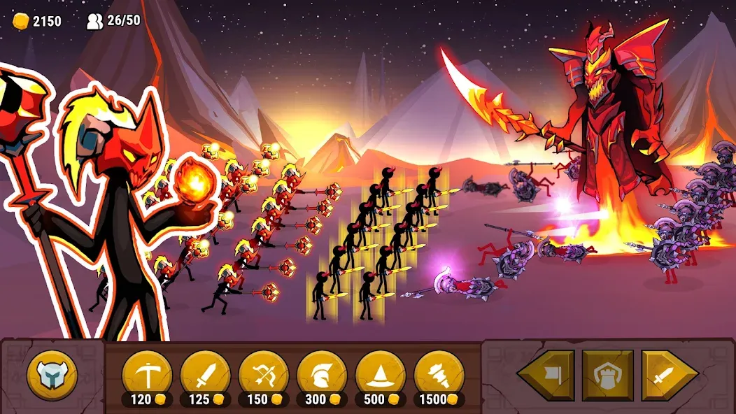 Stick of Thrones (Стикмен война) [МОД Unlocked] APK Android Screenshot 2