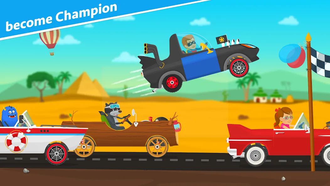 Racing car games for kids 2-5 [МОД Все открыто] APK Android Screenshot 3