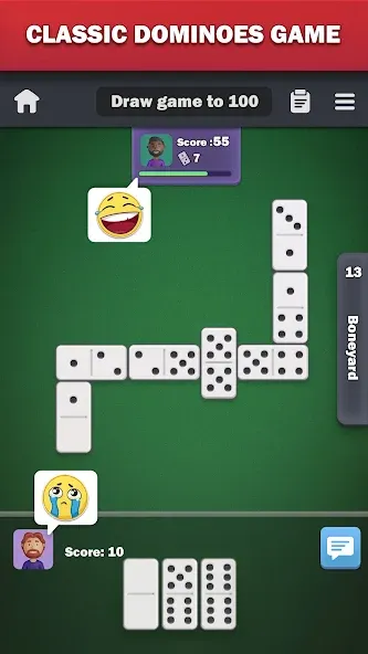 Dominoes online - play Domino! [МОД Unlocked] APK Android Screenshot 1