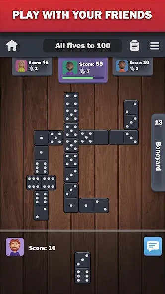 Dominoes online - play Domino! [МОД Unlocked] APK Android Screenshot 2