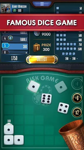 Farkle online 10000 Dice Game [МОД Premium] APK Android Screenshot 1