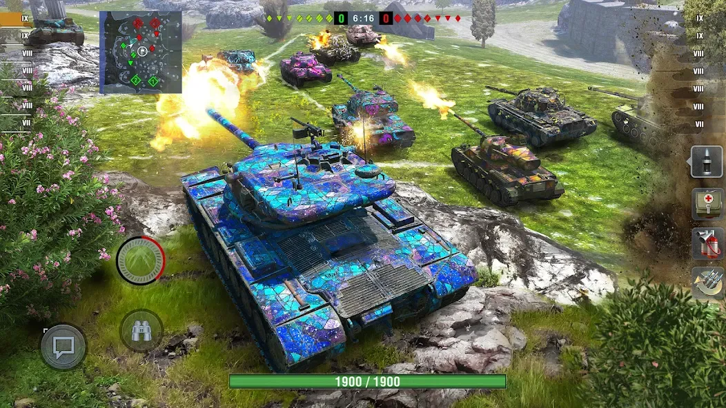 World of Tanks Blitz (Ворлд оф Танкс Блиц ПВП) [МОД Меню] APK Android Screenshot 1