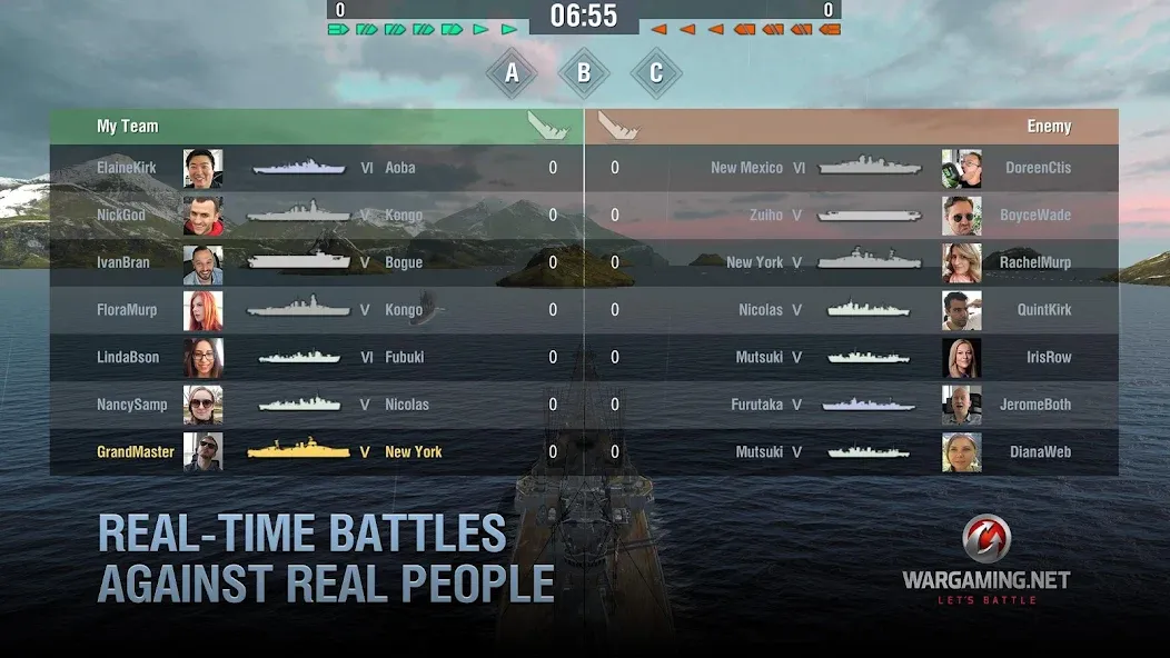 World of Warships Blitz War (Ворлд оф Варшипс Блиц Вар) [МОД Все открыто] APK Android Screenshot 5