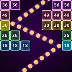 Neon bricks [МОД Бесконечные монеты] APK Android