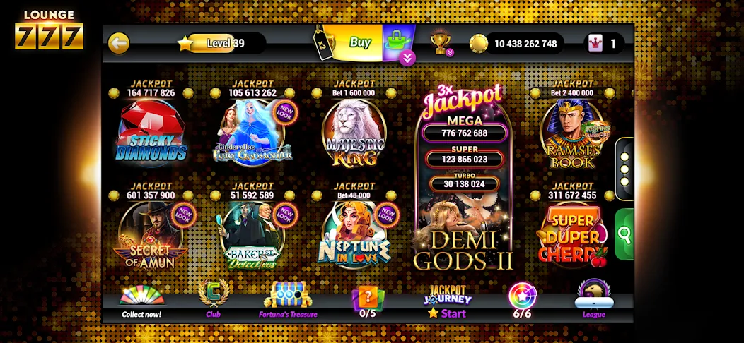 Lounge777 - Online Casino (Лаундж777) [МОД Mega Pack] APK Android Screenshot 1