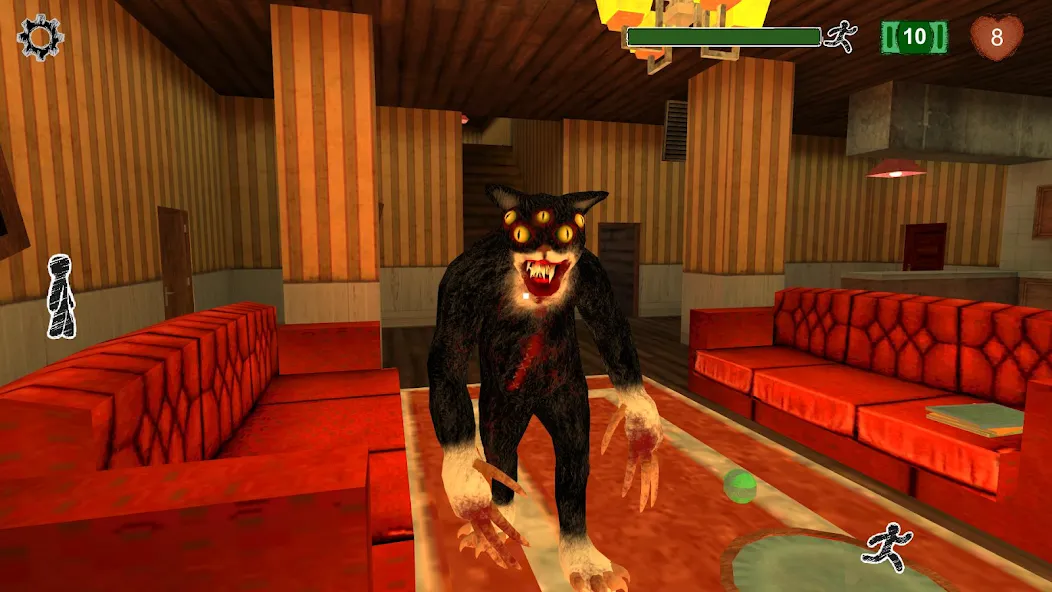Cat Fred Evil Pet. Horror game [МОД Premium] APK Android Screenshot 1
