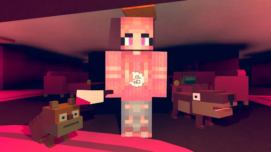 Night Horror In The Pink House [МОД Premium] APK Android Screenshot 3