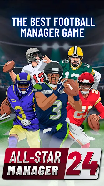 Fantasy Football Bowl Manager (Американ) [МОД Premium] APK Android Screenshot 1