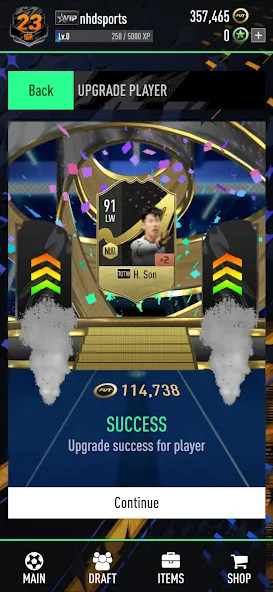 NHDFUT 23 Draft & Packs [МОД Бесконечные монеты] APK Android Screenshot 3