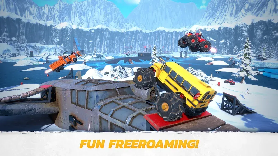 Crash Drive 3: Car Stunting (Крэш Драйв 3) [МОД Бесконечные монеты] APK Android Screenshot 4