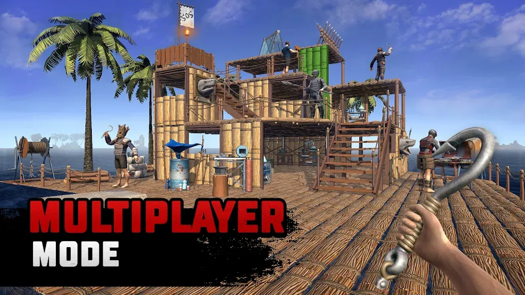 Raft® Survival: Multiplayer (Рафт Сурвивал) [МОД Бесконечные монеты] APK Android Screenshot 5
