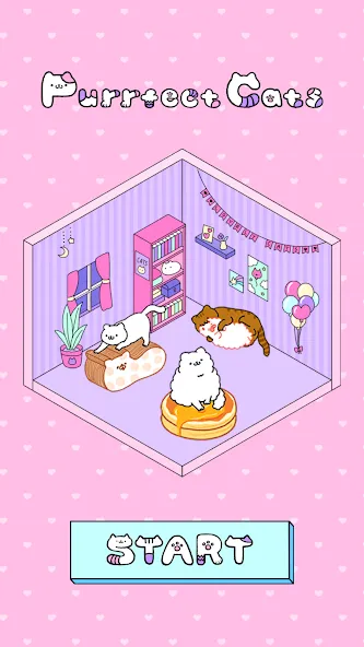 Purrfect Cats (Парфект кэтс) [МОД Mega Pack] APK Android Screenshot 1