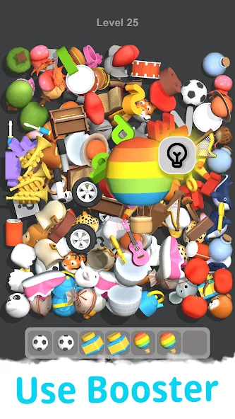 Match Tile 3D - Calm Matching (Матч Тайл 3Д) [МОД Бесконечные монеты] APK Android Screenshot 2