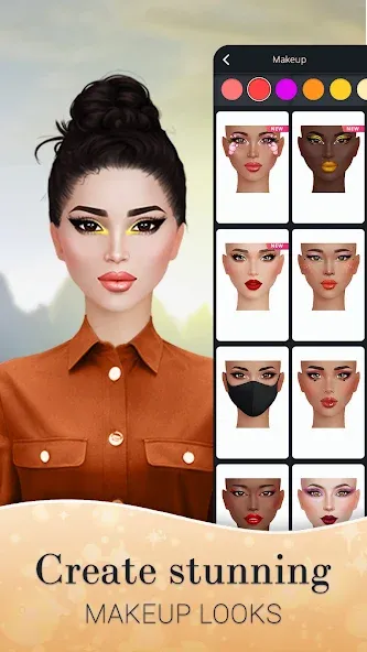 Fashion Nation: Style & Fame (Фэшн Нэйшн) [МОД Все открыто] APK Android Screenshot 2