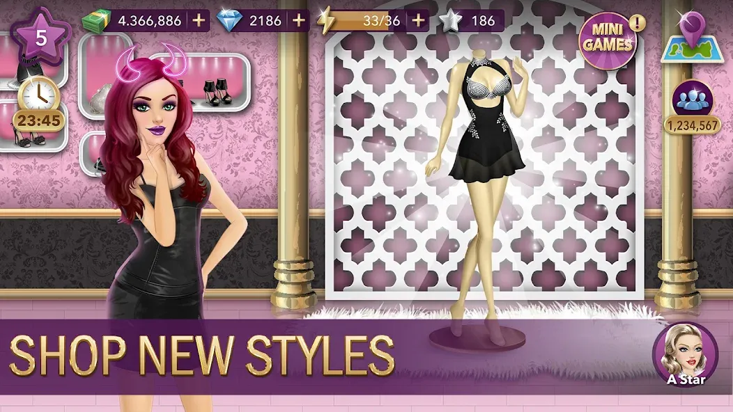 Hollywood Story®: Fashion Star (Холливуд Стори) [МОД Premium] APK Android Screenshot 5