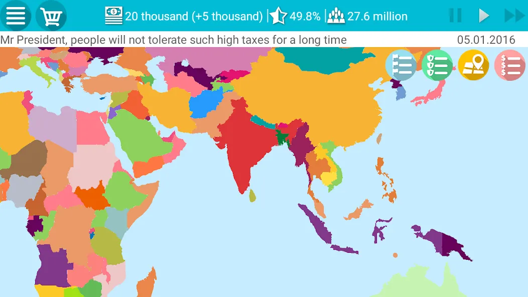 President Simulator Lite [МОД Все открыто] APK Android Screenshot 3