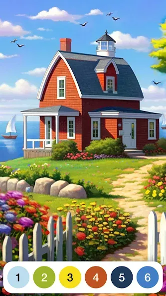 Paint by Number: Coloring Game [МОД Unlocked] APK Android Screenshot 4