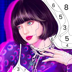 BlackPink Paint by Number (БлэкПинк Раскраска по номерам) [МОД Premium] APK Android
