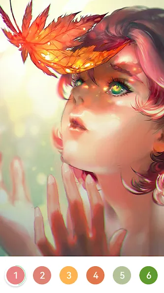 Girls Paint by Number Coloring (Девочки раскрашивают по номерам) [МОД Все открыто] APK Android Screenshot 2
