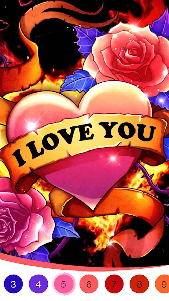 Coloring Book -Paint by Number (Малер Плюс) [МОД Unlocked] APK Android Screenshot 2