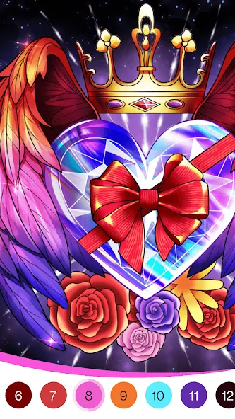 Coloring Book -Paint by Number (Малер Плюс) [МОД Unlocked] APK Android Screenshot 3